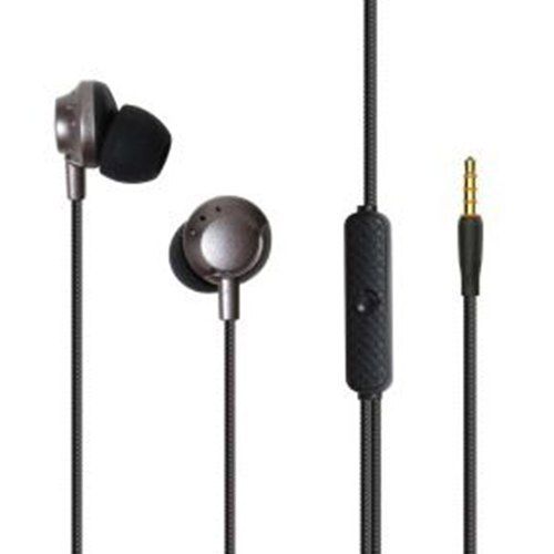 3.5 Mm Jack Matt Black Color Wired Earphone With Crystal Clear Sound Quality Application: Industrial