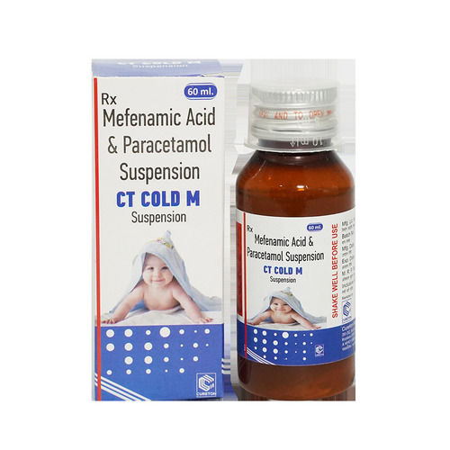 Ct Cold M Mefenamic Acid And Paracetamol Pediatric Oral Suspension, 60 Ml General Medicines