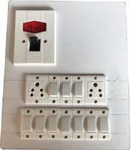 Wooden Electrical 2 Socket Switch Boards