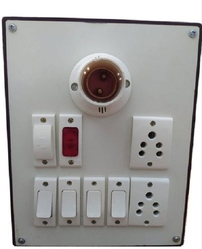 Electrical Switch Boards - Electric, 280 Volt (V), 50Hz/60Hz | White Color, Energy Consumption: 0.3-0.4 Watt Hour (Wh), Corrosion Resistant