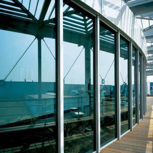 High Bonding Strength. Heat Strengthened Structural Building Glass Glazing For Outdoor Use