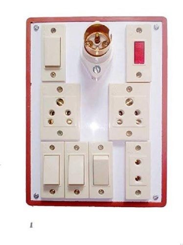 Red White Heavy Duty Professional Colour Combination Premium Plastic Material Wall Insulation Resistance Electronic Switch Boards