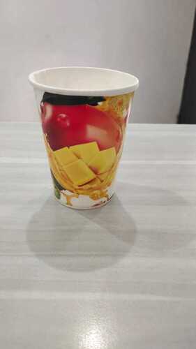 Multi Color Round Printed Disposable Paper Cups With 130 Ml Storage Capcity