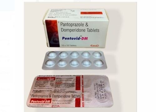 Pantoprazole And Domperidone Tablets, Pack Of 10x10