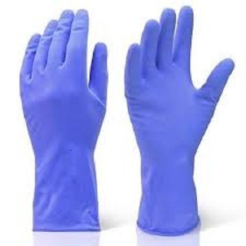 Pollution Free Comfortable To Wear Washable Blue Hand Kitchen Gloves