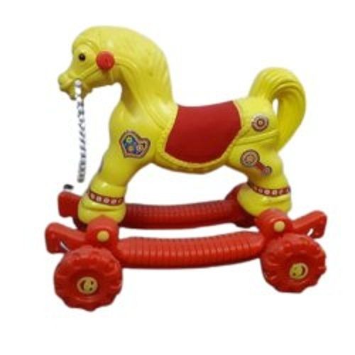 Portable And Lightweight Plastic Four Wheeler Horse Riding Kids Toys