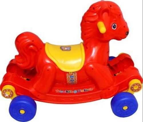 Portable And Lightweight Small Size Solid Plastic Baby Horse Ride Toys