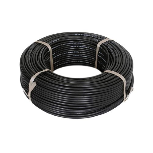 PVC Insulated Electrical Wire - 200 Meter Length, 440 Volt Capacity, Black Color, Copper Conductor, Corrosion Resistant, Home and Hotel Use