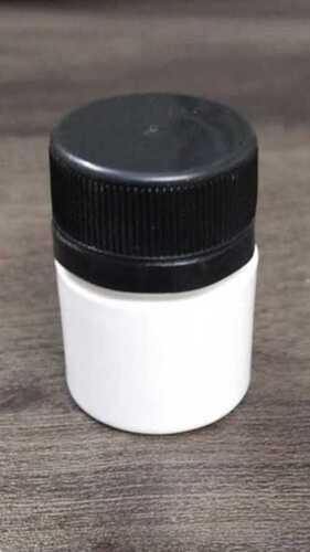 Round 10 Ml White Plastic Balm Bottle With Screw Cap