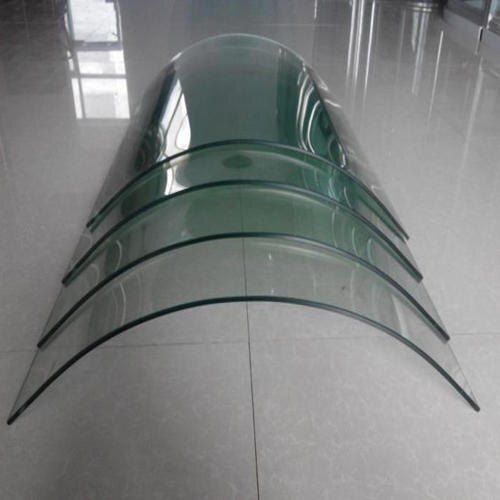 12 Millimeter Stylish Green Color Bending Toughened Glass