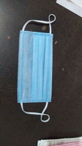 3 Layer Non Woven Light Weight Surgical Blue Face Mask With Earloop Application: Industrial