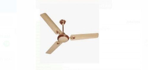 Light Brown 3 Star Electricity Industrial Ceiling Fans For Home, 70 Watt 