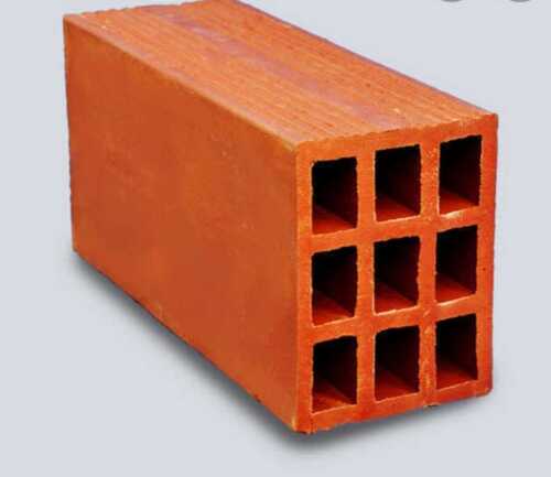 Light Weight Non Toxic Lightweight Strong Durable Rectangular Red Plain Hollow Bricks