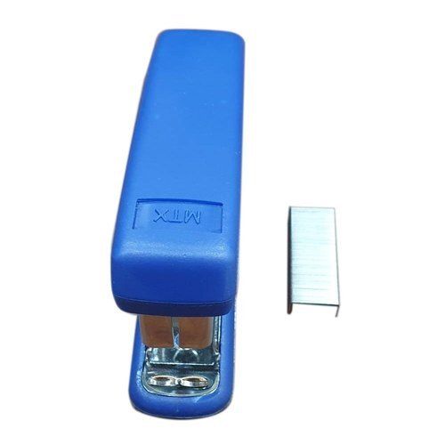 Color Coated Finish Mtx Blue Plastic Stapler For Office Home Use