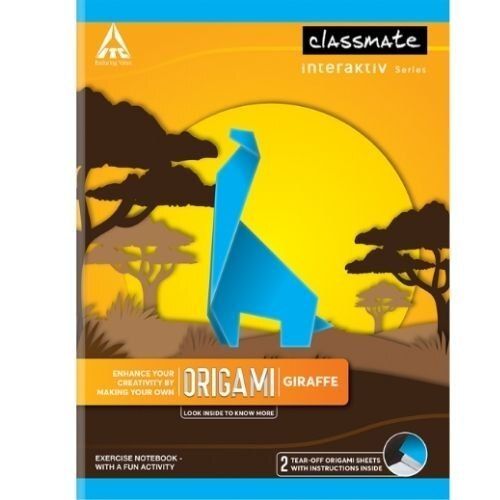 Paper Printed Durable Long Lasting Friendly Easy To Use Classmate Origami Note Book