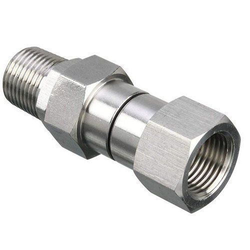 Silver Stainless Steel Enviromentally Friendly Easy To Use Hose Pipe Fittings