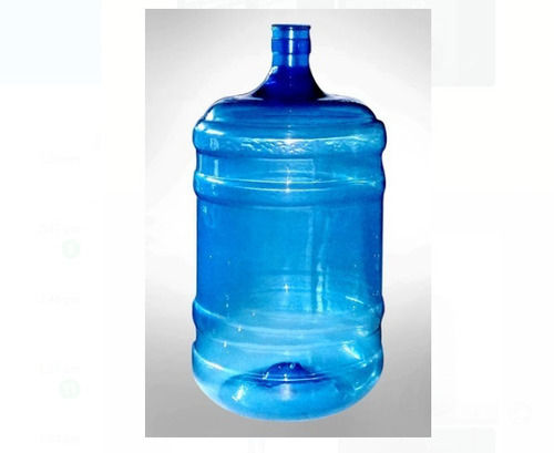 Transparent Round Shape Blue Plastic Water Bottle Used For Storage, 20 Liters Diameter: 7 Inch (In)