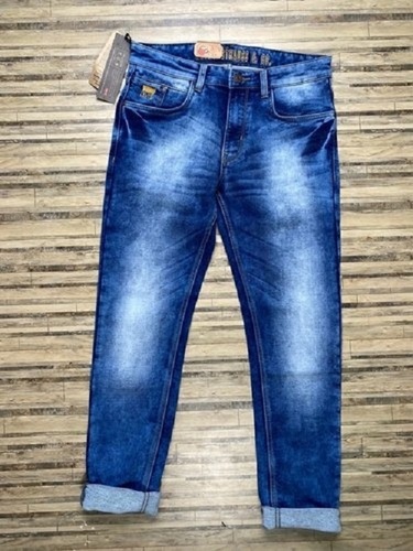 Fade Blue Straight Slim Fit Plain 