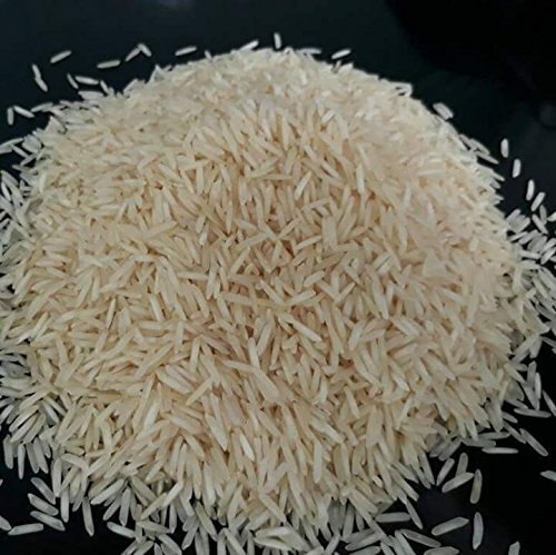 White Basmati Rice - Medium Grain, Dried | Gluten Free, High In Protein, No Artificial Color, 100% Organic, Perfect for Cooking