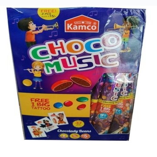 100 Percent Pure Chocolate Flavored Kamco Choco Music Gems Beans