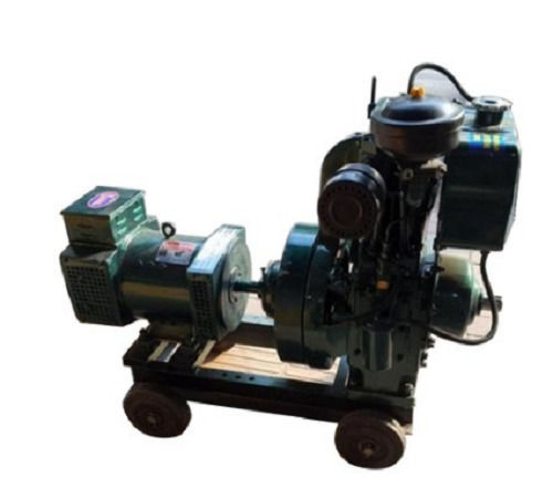 5 Kva Single Phase Green Semi Automatic Diesels Electric Generator For Home Use Engine Type: Air-Cooled