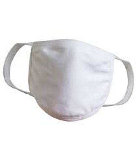 Comfortable And Breathable Lightweight Germ Protection White Cotton Face Mask