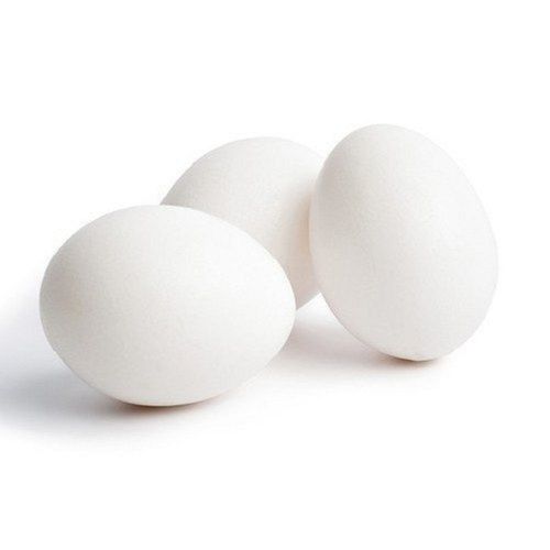 Healthy Rich In Micro Nutrition Immune Booster White Oval Shape Broiler Egg