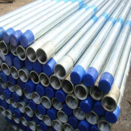 Silver Heavy Duty Corrosion Resistant Long Life Span Galvanized Iron Round Gi Pipes