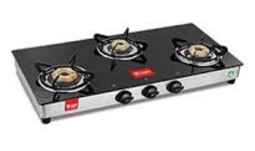 हाई परफॉर्मेंस और हैवी ड्यूटी मैनुअल ग्लास थ्री बर्नर एलपीजी गैस स्टोव का आयाम (L*W*H): 15 इंच (इंच)