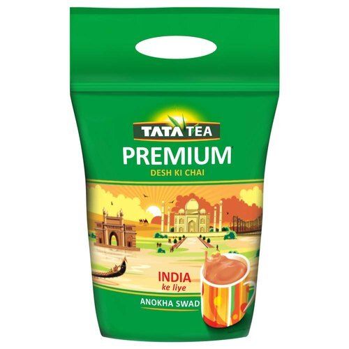 Black No Artificial Flavors Hygienically Packed Chemical Free Strong Aroma Tata Tea