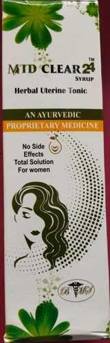 No Side Effects Mid Clear 24 Syrup For Women With Herbal Uterine Tonic An Ayurvedic Proprietary Medicine Dry And Cool