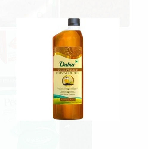 Pack Of 1 Liter 100 Percent Pure Dabur Cold Pressed Mustard Oil For Cooking Purpose