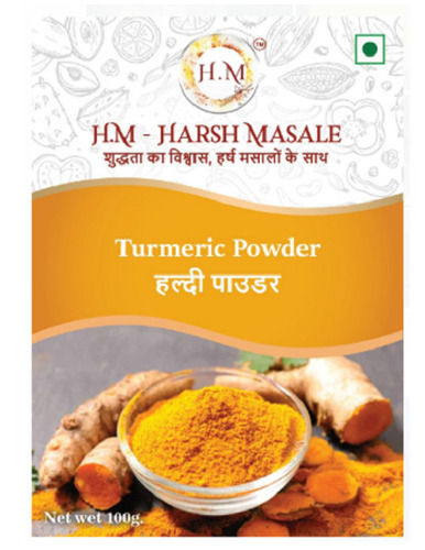 Pure And Fresh Dried Yellow Turmeric Powder For Cooking Use With 100 Gram Packet Pack Grade: Food Grade