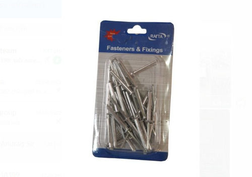 Iron Material Fastener And Fixings Nails With 4X16 Cm Size, Pack Of 40 Piece Application: For Install Blind Rivets