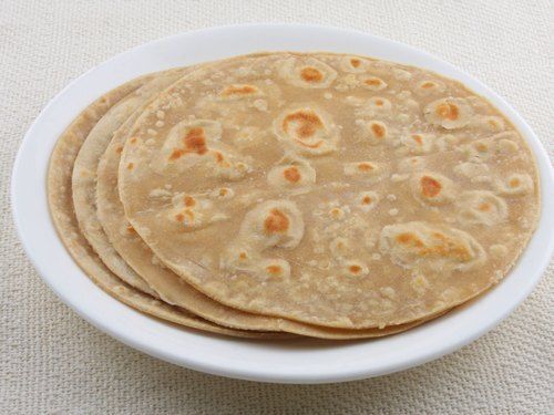 Soft And Round Shape Ghee Ready Made Wheat Brown Chapati