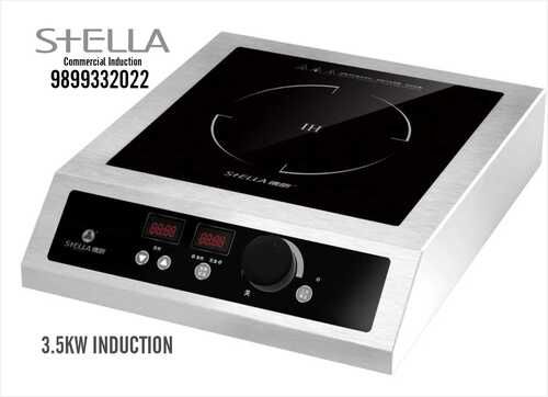 Black Stella Commercial Induction Cooker - Ts3501 3500W