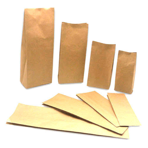 Brown Tear Resistance Leak Proof Good Quality Plain Tea Packing Pack