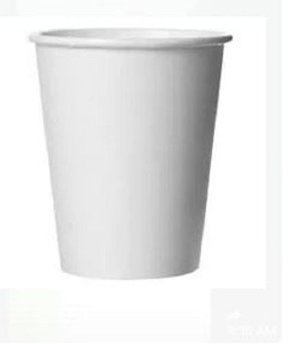 White Plain Round Thermocoal Single Wall Disposable Paper Cups With 250 Ml Application: Events And Parties