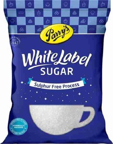 100% Clean And Pure Parrys Sulphur Free White Label Sugar Pack Of 1 Kg