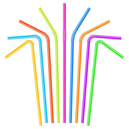 8mm Lightweight Smoothie Plastic Drinking Straw For Drinking