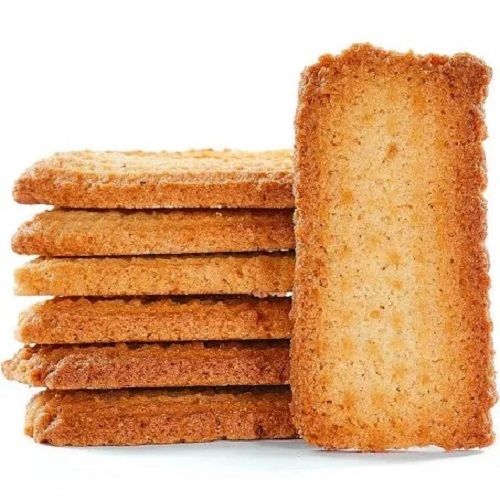 Brown Color Rectangular Crispy And Crunchy Sugar Free Bakery Atta Biscuit