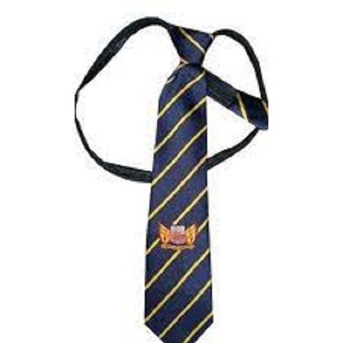 Children Light Weight And Comfortable Blue Printed School Tie