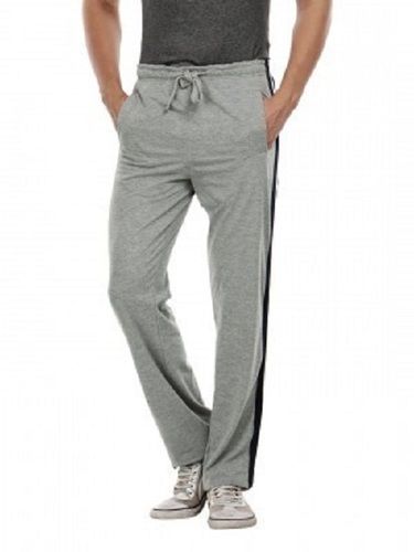 Men Anti Wrinkle Easy To Wash Lightweight Breathable Cotton Grey Track Pant