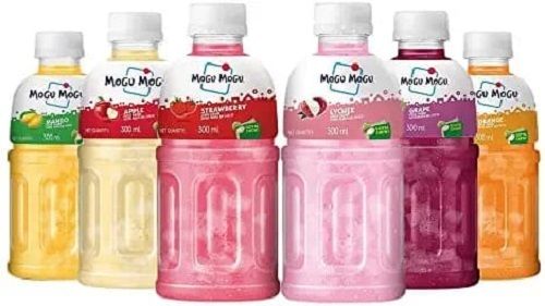 Pack Of 6 Pieces 300 Ml Different Flavor Mogu Energy Booster Fruit Drink
