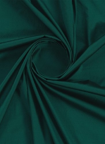 Colored Green Plain Silk Fabrics