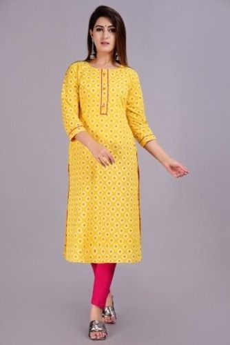 Fabric cotton & Rayon print Kurtis #Punjabi suit #Ready made kurti Size: L  | Shopee Malaysia