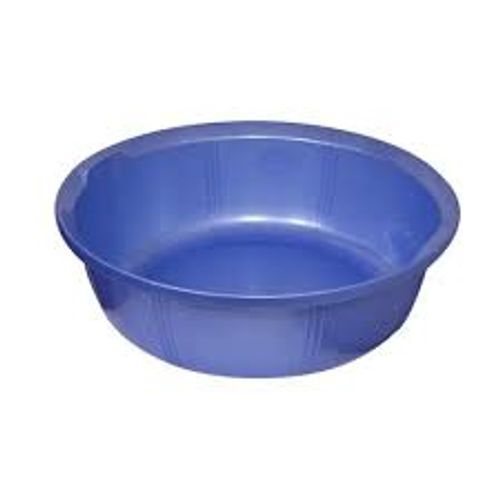 Blue  Heavy-Duty Use Long-Term Durability Easy Grip Lightweight Plastic Tub