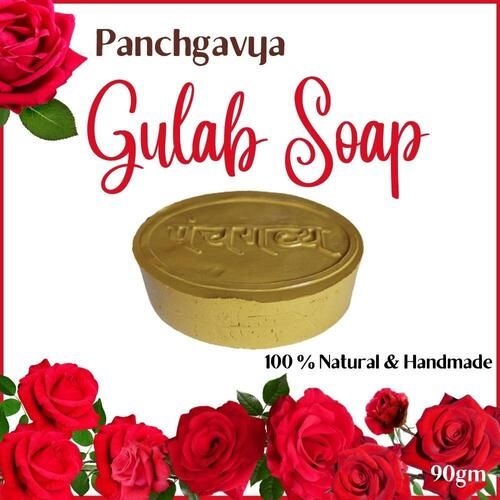 100% Natural And Handmade Panchgavya Gulab Soap Moisture (%): 0%