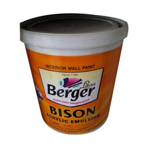 Red 100% Pure Smooth Durable Highly Glossy Berger Bison Acrylic Emulsion Paint