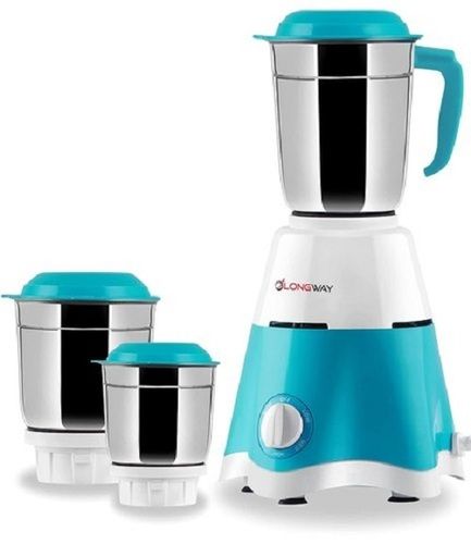 Blue Heavy Duty Long Durable Stainless Steel Sharp Blade Mixer Grinder With Three Jar 